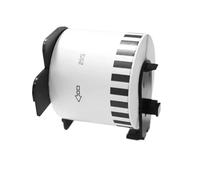 Rollo de Papel térmico 1-4 Rollos Etiqueta DK-44205 62 mm x 30,48 m Continuo Compatible con de Etiquetas QL-700 QL-800 Blanco(1 Rolls DK-44205)