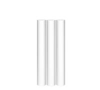 Rollo de Papel térmico A4 210x30mm para Impresora portátil | Medio continuo para documentos, impresión sin tinta, recubrimiento liso, alta opacidad(3Rolls Paper)
