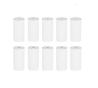 Rollo de papel térmico para etiquetas adhesivas, Rollos de papel térmico blanco no adhesivo de 57 mm for impresora fotográfica portátil (paquete de 5-15 rollos)(10 Rolls)