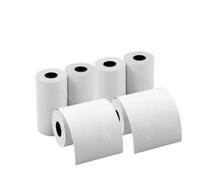 Rollo de Papel térmico para Recibos Blanco de 80mm Compatible con Impresora térmica portátil de 3 Pulgadas móvil 3 6 10 20 Rollos versión Plus(6Roll 80x40mm)