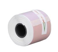 Rollo de Pegatinas Térmicas Redondas de Papel Térmico Directo, Etiquetas Multifuncionales para Direcciones, Códigos de Barras, Contenedores de Almacenamiento, 30x30mm, 160 Hojas