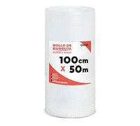 Rollo de plástico burbujas 100 cm ancho x 50 metros longitud - papel burbujas embalaje mudanza