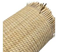 Rollo de Rejilla Mimbre Natural Malla de Ratán Cruz Tejida de Mano,Correa de Tela Caña por Metros,40-100cm Ancho Trenza Vienesa Hoja de Cinta para Silla, Decoración del hogar(70cmx3m)