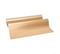 Rollo de silicona reutilizable para masa, 30 x 244 cm, color marrón y | Rollo grande de 30 x 244 cm, cubre bandejas grandes, freidora de aire para forro, ajuste personalizado, reduce los residuos