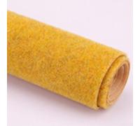 Rollo de tapete de paisaje de césped para paisajes de juegos de guerra, mesa de arena, modelo de dioramas de ferrocarril, material de papel, tamaños y colores opcionales (amarillo, 25 x 25 cm)