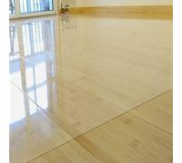 Rollo de tapete protector transparente resistente de 80 x 200 cm, extra grande, protección de suelo para puertas de azulejos de madera dura, sala de estar, dormitorio y silla de oficina