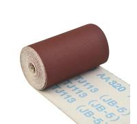 Rollo de tela abrasiva, cinta de lija suave y rasgable, papel de esmeril de 10 metros para taller de pulido de metal, madera, taller para trabajos de preparación de superficies (320#)
