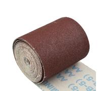 Rollo de tela abrasiva, cinta de lija suave y rasgable, papel de esmeril de 10 metros para taller de pulido de madera y metal, para trabajos de preparación de superficies (80#)