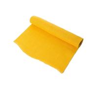 rollo de tela de arpillera Rollo de yute natural 48 cm x 3 yardas, tela lino y arpillera for manualidades, costura, almohadas, bolsos, manteles, decoración del hogar para decoración del hogar(Yellow)