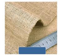 rollo de tela de arpillera Tejido de malla yute, for cortinas, manteles, individuales, decoración bodas, arpillera, natural, 1 m ancho, 150 cm para decoración del hogar(Color-1)