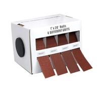 Rollo de tela de esmeril, 5 granos, papel de lija abrasivo 150, 240, 320, 400, cinta de pulido de óxido de aluminio