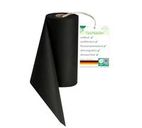 Rollo de tela para camino de mesa, no tejida, téxtil, negro, Breite: 50 cm, Länge: 25 m