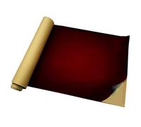 Rollo de terciopelo autoadhesivo de 17.7 x 100 pulgadas, tela de terciopelo adhesiva para vitrinas de joyas (rojo oscuro borgoña)