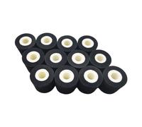 Rollo de tinta codificador sello caliente for máquina sellado codificación MY380F DK1000 DK1100 Para uso doméstico(12pcs 36 x 36,High Temperature)