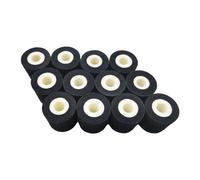 Rollo de tinta codificador sello caliente for máquina sellado codificación MY380F DK1000 DK1100 Para uso doméstico(12pcs 36 x 40,High Temperature)