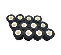 Rollo de tinta codificador sello caliente for máquina sellado codificación MY380F DK1000 DK1100 Para uso doméstico(12pcs 40 x 40,Medium Temperature)