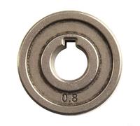 Rollo de transmisión para soldadores MIG, rodillo moleteado de alimentación de alambre con ranura en V U compatible con modelos Clarke SIP MIG100/130/160/180/200, construcción de acero de rodamiento