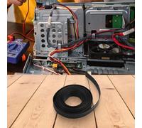 Rollo de tubo termorretráctil de doble pared con revestimiento de masilla, 25,4 mm de diámetro, 10 m de longitud, funda de aislamiento impermeable para cables, cables