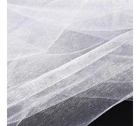 Rollo de Tul Blanco 48cm*10m - Tela para Manualidades, Decoración de Bodas, Banquetes, Fiestas, Navidad, Cumpleaños, Envolver Regalos, Lazos, Sillas, Tutú y Faldas