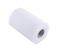 Rollo de Tul Blanco para Decoración de Bodas y Manualidades, 100 Yardas x 15 cm, Tela de Red