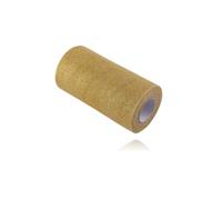 Rollo de tul brillante de oro, 6 pulgadas x 25 metros, rollo de cinta de tul, cinta de tejas de oro y lentejuelas para decoración de boda, bricolaje, camino de mesas, falda de tututu, artesanía, lazo