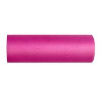 Rollo de tul de 9 m x 15 cm, camino de mesa decorativo (fucsia)