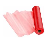 Rollo de tul y bandas para sillas, organza transparente, 30 cm x 50 m, cinta de tela para envolver regalos, lazos de puerta, tutú, decoración de banderines de recepción de boda