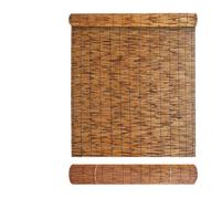 Rollo de valla de bambú para jardín, pantalla de privacidad para exteriores, patio y balcón, protección solar y viento, 120 x 300 cm, decoración ecológica