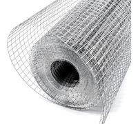 Rollo de valla de malla de alambre soldado resistente, tela de acero inoxidable para redes de aves de corral y protección de valla de jardín