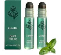 Rollo de vértigo contra mareos Roll-On, Aceites Esenciales de Acción Rápida, Aceites Naturales Calmantes para Apoyo a Mareos, Náuseas (2 unidades)