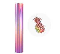 Rollo de Vinilo Adhesivo - Oro Rosa Holográfica 30,5 x 305 cm Permanente Para Herramientas Silhouette Cameo recortar y más Multicolor2 - Autoadhesiva para Manualidades, Letreros, Carteles, Siluetas