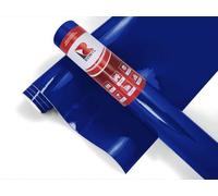 Rollo de vinilo Oracal 651 azul cobalto de 12.1 pulgadas x 10 pies, en un núcleo de 2.5 pulgadas, vinilo adhesivo para cortadores Cricut, Silhouette y Cameo, acabado brillante, exterior y permanente