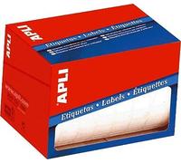 Rollo etiquetas Apli blancas 25 x 40 mm. (1600 uds.)