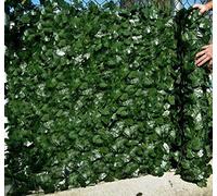 Rollo extra grande de alta ivy de 1,5 m por 3M SD2021.5 para pared, hojas de hiedra artificial, para valla de jardín, balcón y ocultacion, privacidad
