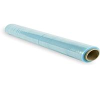 Rollo Film Elástico de Plástico Estirable, Transparente 70% Reciclado, 50 cm Extensible Hasta 300 Metros de Largo Protector de Embalaje Industrial Resistente, Film para Embalar y Paletizar (1 Rollo)