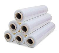Rollo Grande ,Rollos Film estirable Transparente 2Kg 23micras Paquete de 6 rollos/COMPRE MÁS TIENE UN DESCUENTO DEL 5%