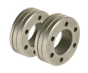 Rollo guía de alambre - Ø 0,8/1,0 mm - Acero - Tipo C - 2 unidades