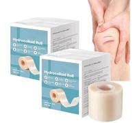 Rollo hidrocoloide para el cuidado de heridas, vendajes hidrocoloides, vendajes grandes de hidrocoloides con autoadhesivo, corte a medida, ultra absorbente, flexible e impermeable, kit de primeros