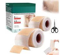 Rollo Hidrocoloide, Rollo Hidrocoloide Para El Cuidado De Heridas, Piel Hidratada, Cinta Reductora De Cicatrices, Tiras De Silicona Para Cicatrices En Frente, Ojos Y Boca ((4cm×3m)×2)