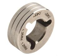 Rollo moleteado en V para alimentador de alambre de soldador Miller MIG adecuado para soldadores Clarke SIP MIG MIG100 130 160 180 200 tamaños de alambre 023 030 035 045 (#4)