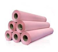 Rollo Papel Camilla Crepado Color Rosa 65 m | 6 Unidades