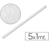 Rollo Papel Kraft Blanco 1Mt X 5Mt.65 Gr/M2