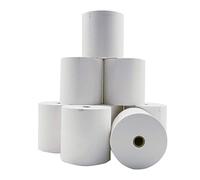 Rollo Papel Térmica para Cajas 80x80x12cm para Impresoras TPV,Sin Bisphenol A (8 unidad)