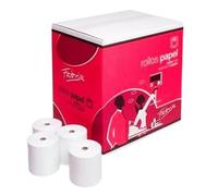 Rollo Papel Térmico Fabrisa 80 x 60 x 12 mm Set 10 Unidades