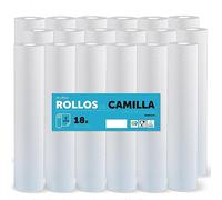 Rollo para Camilla, Rollo Papel para Camilla de Procedimientos Médicos, Masaje, Tratamientos de Belleza y Spa, Papel para Camilla de Estética y Masaje (60cm x 70m laminado celulosa, 18 unds)