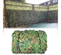Rollo Red de Camuflaje Red de Sombra Jardín 1×5m 2×9m 6×10m 15×15m Malla de Camuflaje de Camping Exterior Militar Decoración Camuflaje Cubre Redes Camuflaje Grande(Tamaño:6x9M)