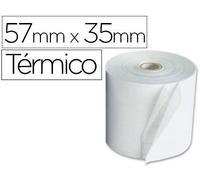 Rollo sumadora q-connect termico 57 mm ancho x 35mm diamet.para maquinas terminal punto de venta sin bisfenol a
