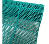 Rollos de Alfombrillas de Goma, Alfombra de Vinilo 0,18 Pulgadas Grosor for Zonas húmedas Interiores y Exteriores, Varios tamaños, Multicolor(Green,5x1.2m)