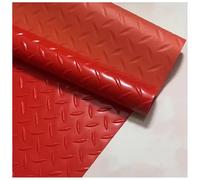 Rollos de Alfombrillas de Goma, Tapete for Piso de Garaje, Rollo PVC, Multicolor, Varios tamaños(Red,100x90cm/39.4x35.5)