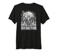 Rollos de Batalla a la fantasía del Caballero Medieval Camiseta Premium
